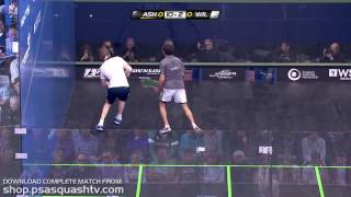 Squash  Is this Ramys best single game of squash ever [upl. by Nahoj]