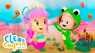 Cucú cantaba la rana 🐸 canción infantil para bebés con Cleo y Cuquín [upl. by Dirk]