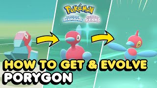 How To Get amp Evolve Porygon Into Porygon2 And PorygonZ In Pokemon Brilliant Diamond amp Shining Pearl [upl. by Annor]