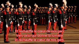 En traîneau 🇫🇷 chant militaire avec paroles [upl. by Ayamahs]