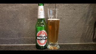 Becks Lager Beer By Brauerei Becks  German Beer Review [upl. by Hakkeber]