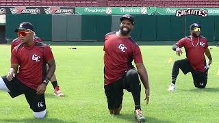 Segundo día de entrenamientos Gigantes del Cibao 2023 [upl. by Iahk]