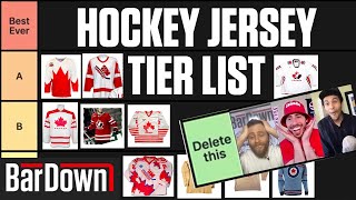 RANKING CANADAS BEST AND WORST HOCKEY JERSEYS  TIER LIST [upl. by Nahtnanhoj]