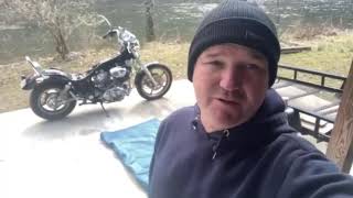 Day 12  1992 Yamaha Virago XV1100 build  How to seal primary and sub tank with Caswell Sealer [upl. by Siramad538]