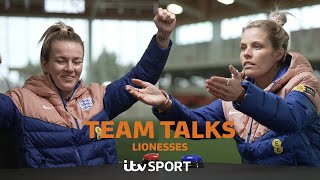 Guess the Lioness gets HEATED 👀🤣  Team Talks with Lauren Hemp amp Rachel Daly  Part 2  ITV Sport [upl. by Warner]