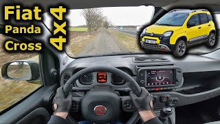 Fiat Panda Cross 4x4 09 TwinAir 2021  POV test drive [upl. by Lyj836]