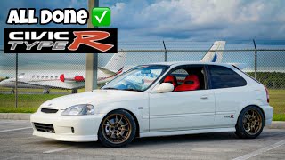 Honda EK9 CTR Refresh Build  Installing New Tein Coilovers  Brake Refinish  Alignment Episode 6 [upl. by Clynes40]