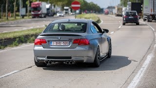 BMW M3 E92 with Eisenmann Exhaust  Powerslides amp Accelerations [upl. by Drofnelg880]