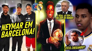 EITA  NEYMAR em BARCELONA  VINI MELHOR do MUNDO  RODRYGO RESPONDE MBAPPE  HAALAND ABSURDO [upl. by Oizirbaf]