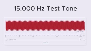 15000 Hz Test Sound  Pure Sine Tone [upl. by Maximilianus]