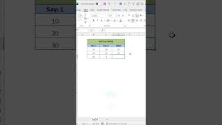 Excelde Mutlak Değer Hesaplama shorts excel exceltricks [upl. by Bannon]