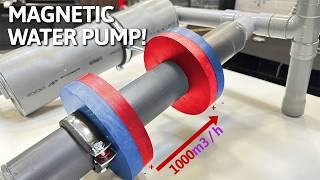 I Turn PVC Pipe Into a MAGNETIC Water Pump No Need Electric Power [upl. by Dunton]