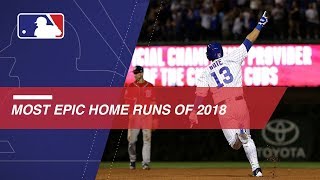 Most Epic Home Runs of 2018 [upl. by Ybrad194]