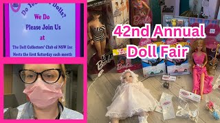 42nd Annual NSW doll fair at Wenty Leagues VLOG  I find so many DOLLS Barbie Monster high amp more [upl. by Jurgen]