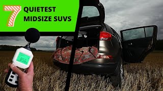 Top 7 Quietest Midsize SUV 2021 [upl. by Ahnavas]