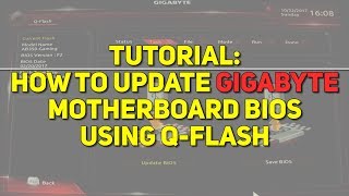 Update your Gigabyte BIOS using QFlash [upl. by Jankey]