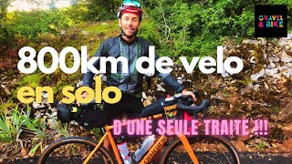 800 km de vélo en solo dune seule traite [upl. by Orenid]