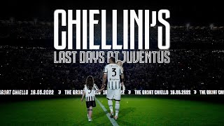 Inside Giorgio Chiellinis last matches at Juventus  Behind the scenes [upl. by Kcirted922]