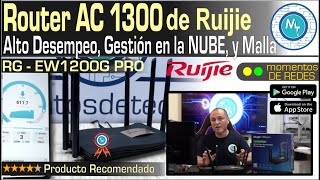 Router RG EW1200G PRO de Ruijie Networks  Alto desempeño VPN modo Malla y Punto de Acceso [upl. by Glennis]