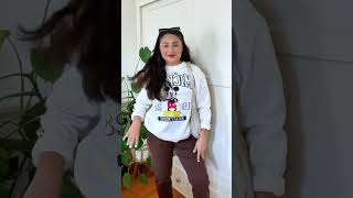 this mickey sweatshirt counts as a neutral disneystyle disneyfashion mickeysweatshirt [upl. by Barstow]