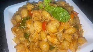 Chicken Fajita Macaroni Recipe by FoodwithMood [upl. by Leunamne]