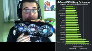 GeForce GTX760 review guiño guiño codo codo [upl. by Nanam]