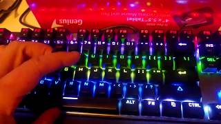 Teclado Mecánico Gamer MotoSpeed CK104 Review Español [upl. by Darsie]