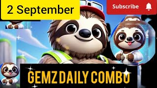 2 September Gemz Daily Combo  Gemz Combo 2 September [upl. by Ryder]