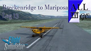 Breckenridge to Mariposa Nevada Bush Trip Leg 13 Herlong to Black Rock Microsoft Flight Simulator [upl. by Oned]