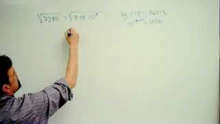 Finding a square root using logarithms [upl. by Starobin]