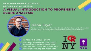 A Visual Introduction to Propensity Score Analysis with Jason Bryer  nyhackr November Meetup [upl. by Coletta]