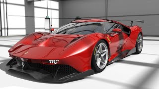 Ferrari P80C Fiorano Circuit Test Drive  Assetto Corsa [upl. by Atteynad41]