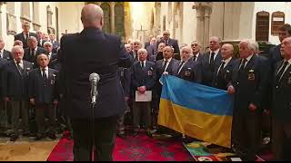 Ukrainian National Anthem amp Anthem from Chess Llantrisant 5322 Morriston Orpheus Choir [upl. by Wyly]