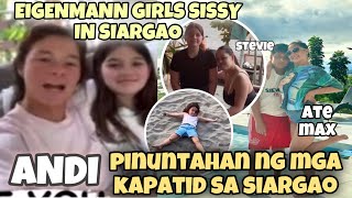 Eigenmann Sisters nasa SIARGAO dinadamayan si Andi para sumaya at makabonding sina Ellie Lilo Koa [upl. by Englis]