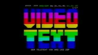 ZDF  Videotext für alle 31011991 [upl. by Einama]