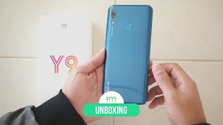 Huawei Y9 2019  Unboxing en español [upl. by Ethelin]