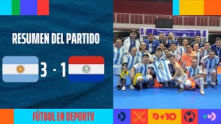 Argentina 31 Paraguay  RESUMEN  FINAL Copa del Mundo de Talla Baja 2023  FUTBOLenDEPORTV [upl. by Glad540]