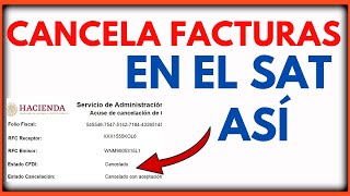 ResumenIDC Casos de cancelación del CFDI 40 [upl. by Goldarina]