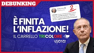 Il carrello tricolore ha fermato linflazione Debunking [upl. by Naig]