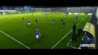 Braiden Graham Scores 3 for Linfield Swifts against Larne [upl. by Bruis]