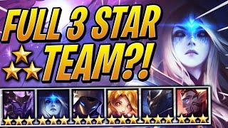 My ENTIRE TEAM is 3 STARRED ⭐⭐⭐ Hyper Roll Protector  TFT Set 3  Teamfight Tactics Galaxies [upl. by Aduhey]