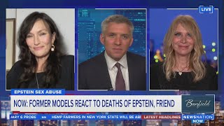 Former models react to deaths of Epstein and his friend  Banfield [upl. by Timrek203]