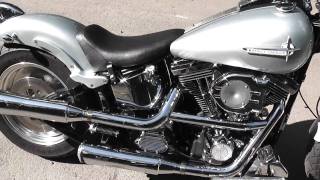 Harley Davidson Fat Boy Softail Evolution Kess Tech Potato Sound [upl. by Barmen156]