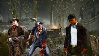 Survivor vs Deathslinger amp Blight Gameplay  Dead by Daylight No Commentary [upl. by Eybba]