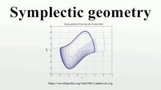 Symplectic geometry [upl. by Yhtommit]