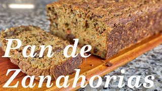 Pan de Zanahorias con Nueces  Facil Rapido y Delicioso [upl. by Aurel]