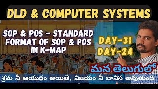 SOP amp POS  STANDARD FORMAT OF SOP amp POS IN KMAP  MINTERM  MAXTERM  DAY31DLD  DAY24CS1 [upl. by Ornas]