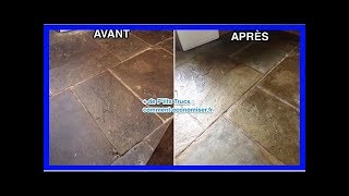 LAstuce Pour Nettoyer et FAIRE BRILLER un Carrelage ENCRASSÉ [upl. by Enitsirc]