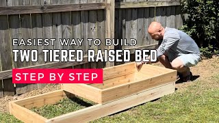 How to Build a TwoTiered Raised Garden Bed [upl. by Cohberg390]