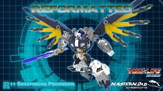 Transformers Review Mastermind Creations R11 Seraphicus Prominon P4L Reviews [upl. by Jeth]